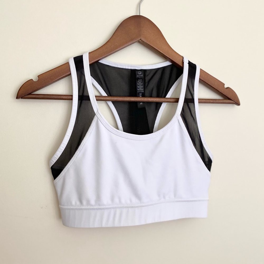 90 Degree by Reflex | Mesh Zip Sports Bra